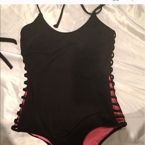 New Victoria's Secret Pink one piece swim (S) NWT